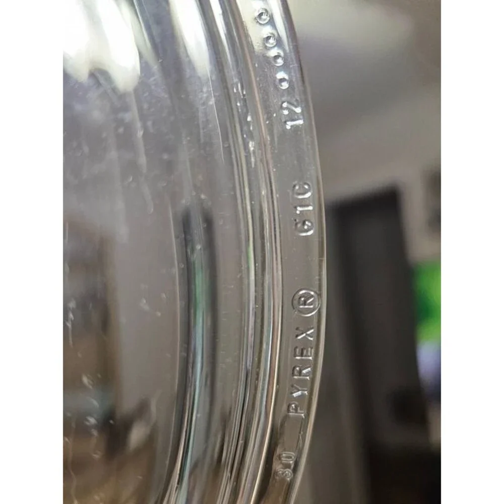Vintage Pyrex Replacement Lid Pyrex G1C Aqua tint 8.75